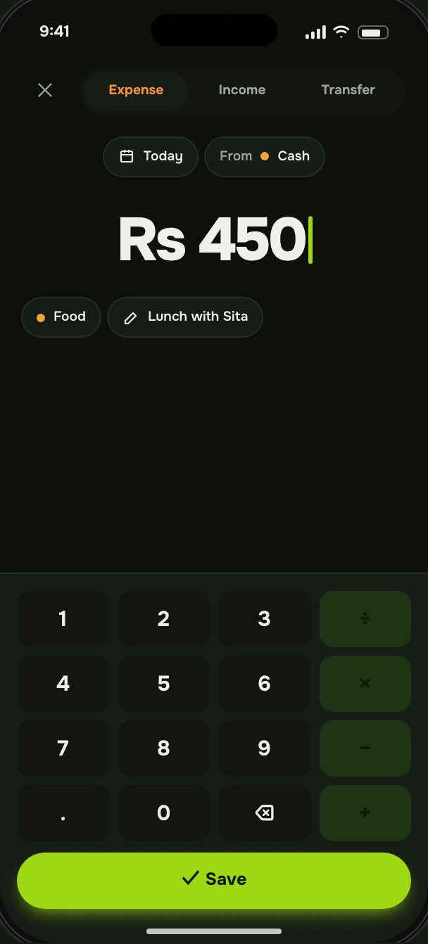 Preview of the Lipi app